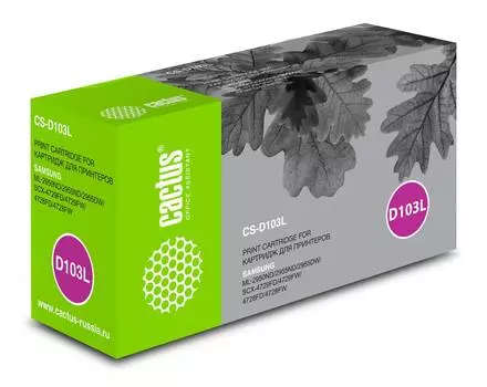 Картридж Cactus CS-D103L MLT-D103L черный