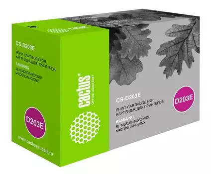 Картридж Cactus CS-D203L MLT-D203L черный