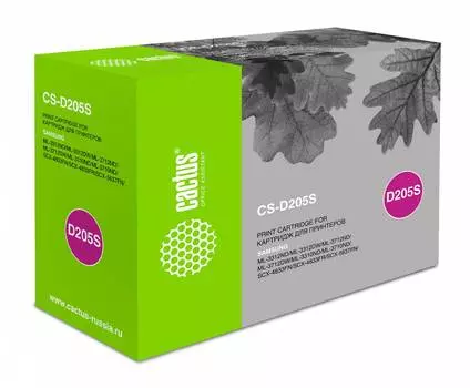 Картридж Cactus CS-D205S MLT-D205S черный