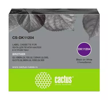 Картридж Cactus CS-DK11204 DK-11204 черный