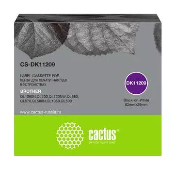 Картридж Cactus CS-DK11209 DK-11209 черный