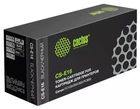 Картридж Cactus CS-E16 E-16 черный