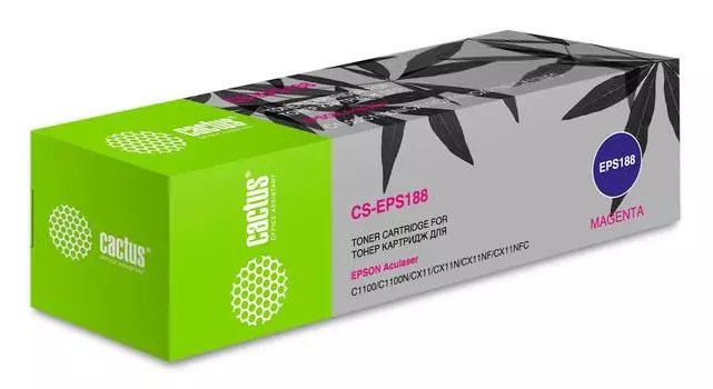 Картридж Cactus CS-EPS188 S050188 пурпурный