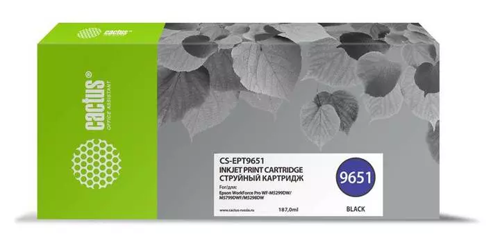 Картридж Cactus CS-EPT9651 T9651 черный
