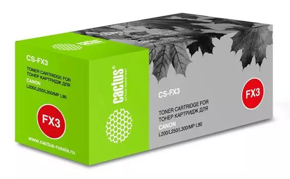 Картридж Cactus CS-FX3 FX-3 черный