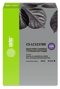 Картридж Cactus CS-LC3237BK черный