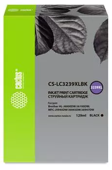 Картридж Cactus CS-LC3239XLBK черный