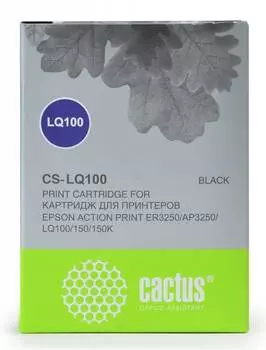 Картридж Cactus CS-LQ100 черный