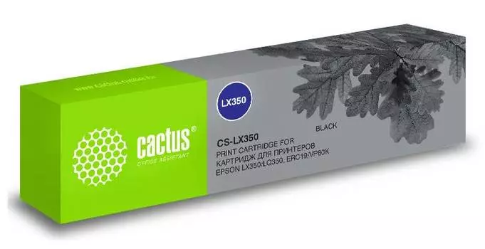 Картридж Cactus CS-LX350 черный