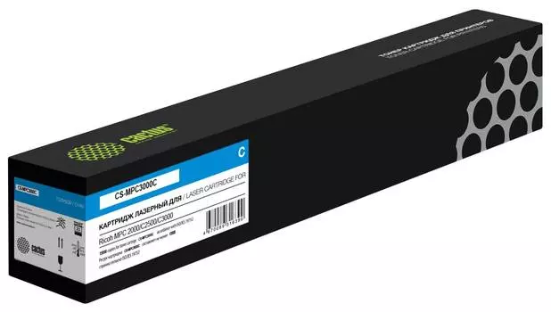 Картридж Cactus CS-MPC3000C 842033 голубой