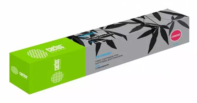 Картридж Cactus CS-O9600C 42918915 голубой