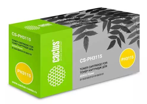 Картридж Cactus CS-PH3115 109R00725 черный