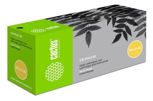 Картридж Cactus CS-PH3140 108R00908 черный
