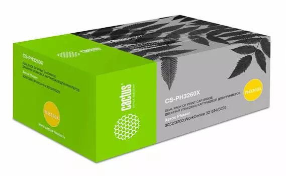 Картридж Cactus CS-PH3260X 106R02782 черный