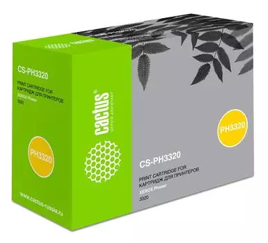 Картридж Cactus CS-PH3320 106R02304 черный