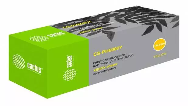 Картридж Cactus CS-PH6000Y 106R01633 желтый