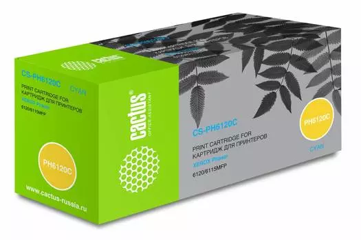 Картридж Cactus CS-PH6120C 113R00689 голубой
