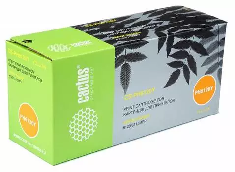 Картридж Cactus CS-PH6120Y 113R00690 желтый