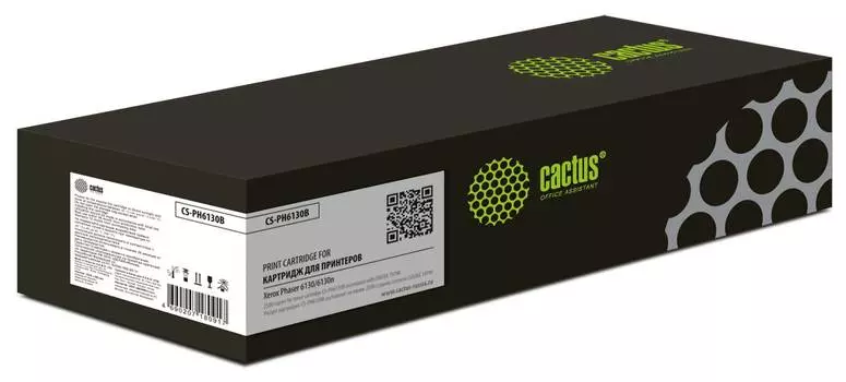 Картридж Cactus CS-PH6130B 106R01285 черный