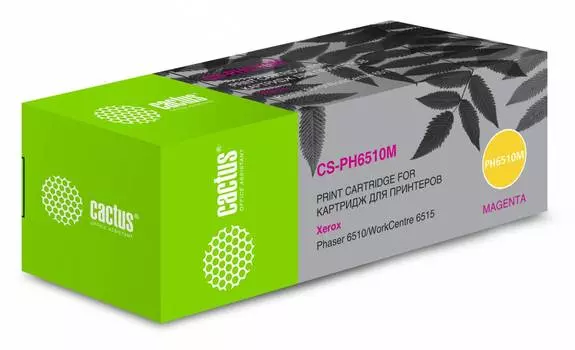 Картридж Cactus CS-PH6510M 106R03486 пурпурный