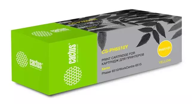 Картридж Cactus CS-PH6510Y 106R03487 желтый