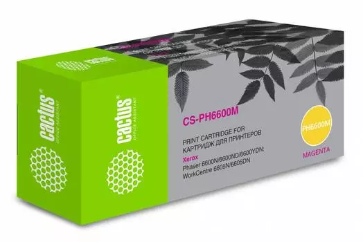 Картридж Cactus CS-PH6600М 106R02234 пурпурный