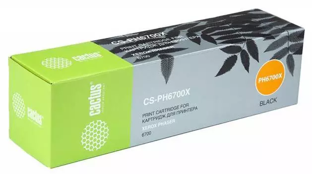 Картридж Cactus CS-PH6700X 106R01526 черный