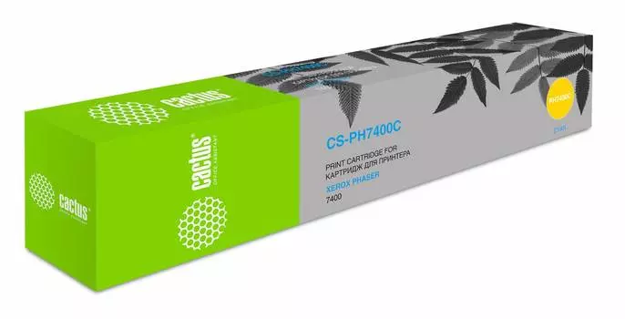 Картридж Cactus CS-PH7400C 106R01150 голубой