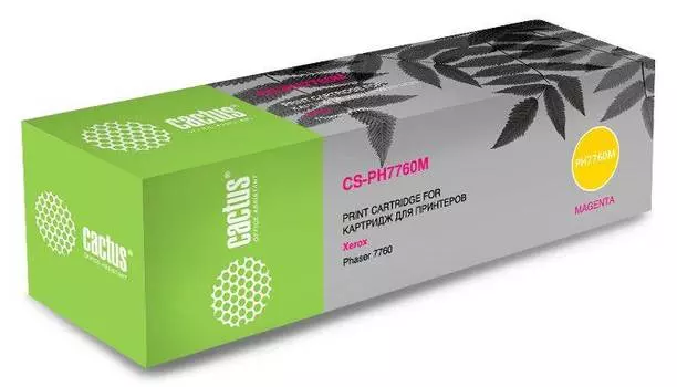Картридж Cactus CS-PH7760Y 106R01162 желтый