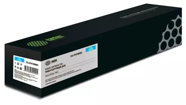 Картридж Cactus CS-PH7800C 106R01570 голубой