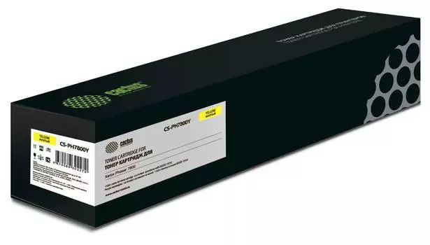 Картридж Cactus CS-PH7800Y 106R01572 желтый