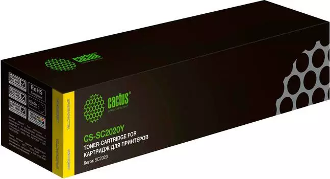 Картридж Cactus CS-SC2020Y 006R01696 желтый