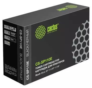 Картридж Cactus CS-SP110E 407442 черный