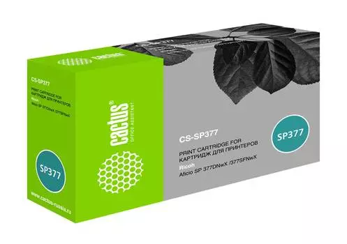 Картридж Cactus CS-SP377 408162 черный