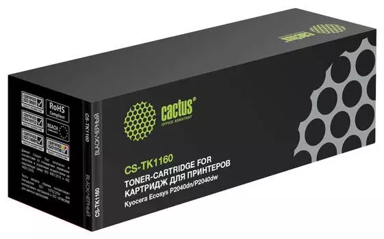 Картридж Cactus CS-TK1160 TK-1160 черный
