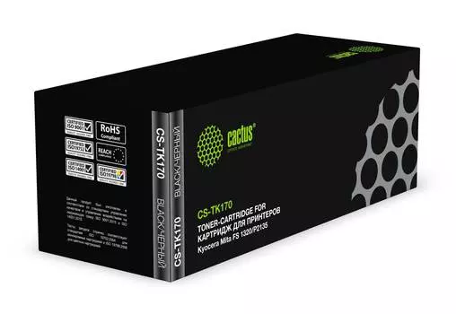 Картридж Cactus CS-TK170 TK-170 черный