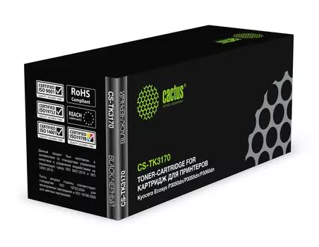 Картридж Cactus CS-TK3170 TK-3170 черный