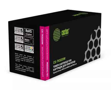 Картридж Cactus CS-TK5220M TK-5220M пурпурный