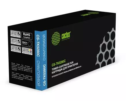 Картридж Cactus CS-TK5280C TK-5280C голубой