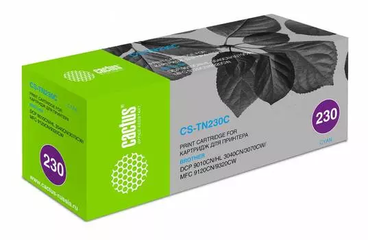 Картридж Cactus CS-TN230C TN-230C голубой