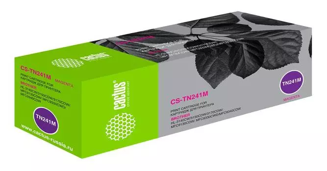 Картридж Cactus CS-TN241M TN-241M пурпурный