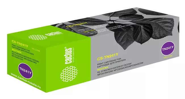 Картридж Cactus CS-TN241Y TN-241Y желтый