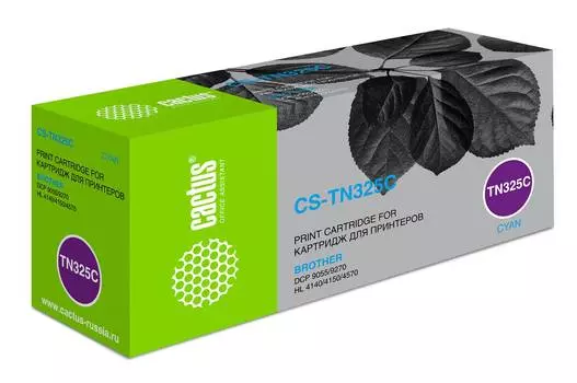 Картридж Cactus CS-TN325C TN-325C голубой