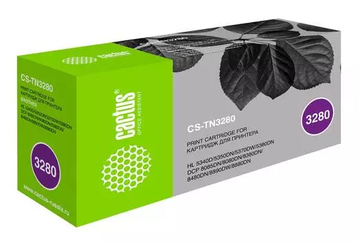 Картридж Cactus CS-TN3280 TN-3280 черный