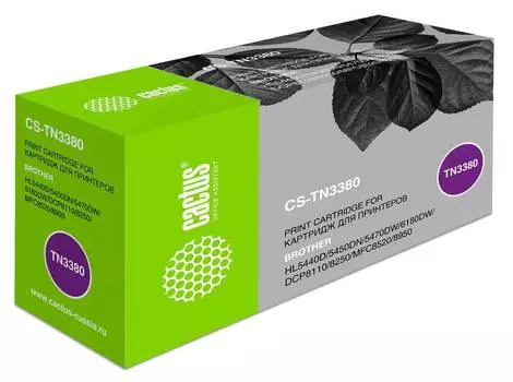 Картридж Cactus CS-TN3380 TN-3380 черный