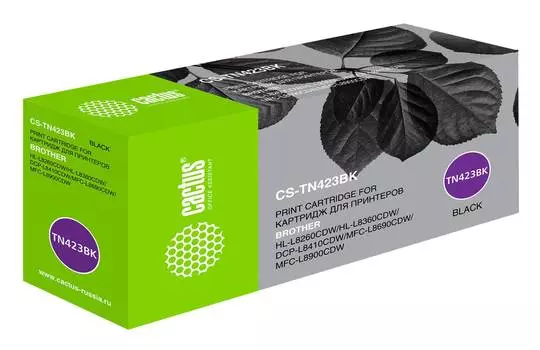 Картридж Cactus CS-TN423BK TN-423BK черный