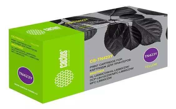 Картридж Cactus CS-TN423Y TN-423Y желтый