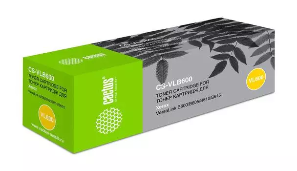 Картридж Cactus CS-VLB600 106R03943 черный