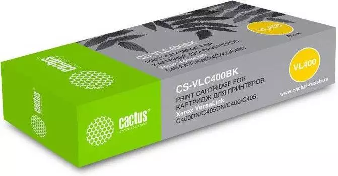 Картридж Cactus CS-VLC400BKRU 106R03532 черный