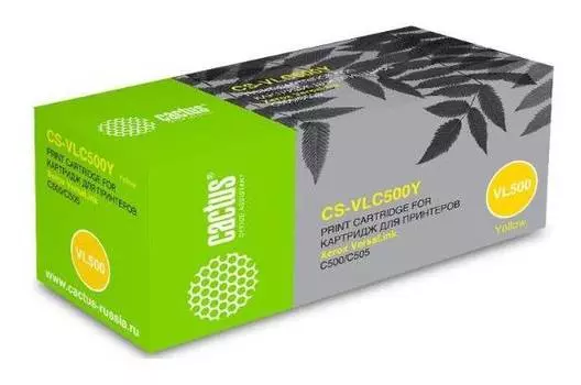 Картридж Cactus CS-VLC500YRU 106R03879 желтый